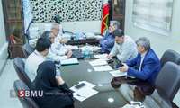 بازدید نوروزی رئیس دانشگاه از بیمارستان شهدای گمنام