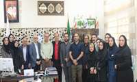 مراسم تکریم و معارفه ریاست بیمارستان شهدای گمنام برگزار شد