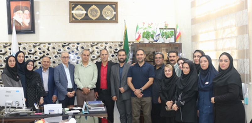 مراسم تکریم و معارفه ریاست بیمارستان شهدای گمنام برگزار شد