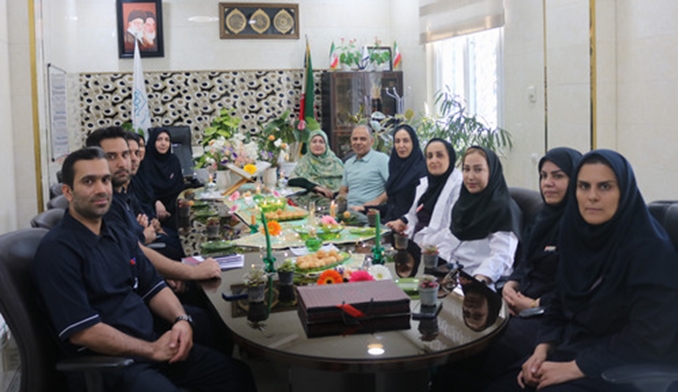 گرامیداشت عید سعید غدیر خم در بیمارستان شهدای گمنام